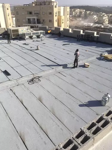 איטום גג 500 מטר רבוע ביריעות ביטומניות